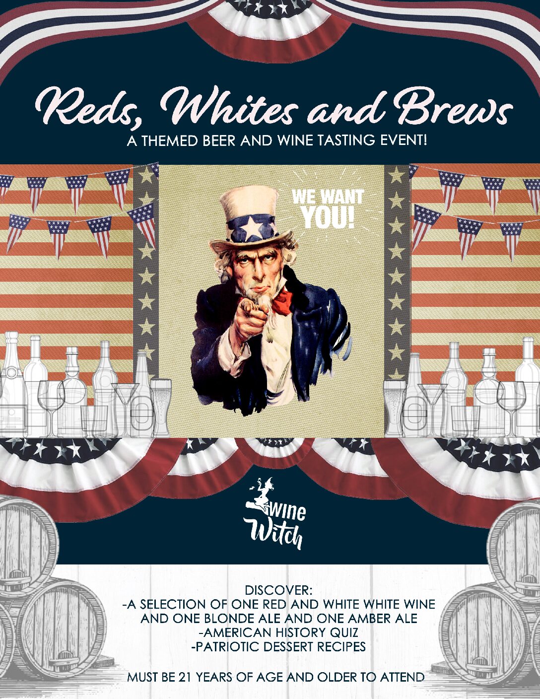 Reds, Whites and Brews