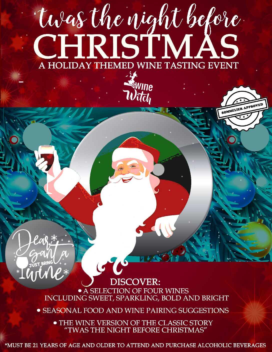 'Twas the Night Before Christmas: Dear Santa, Just Bring Wine