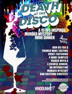 Death at the Disco: Murder Mystery Wine Dinner